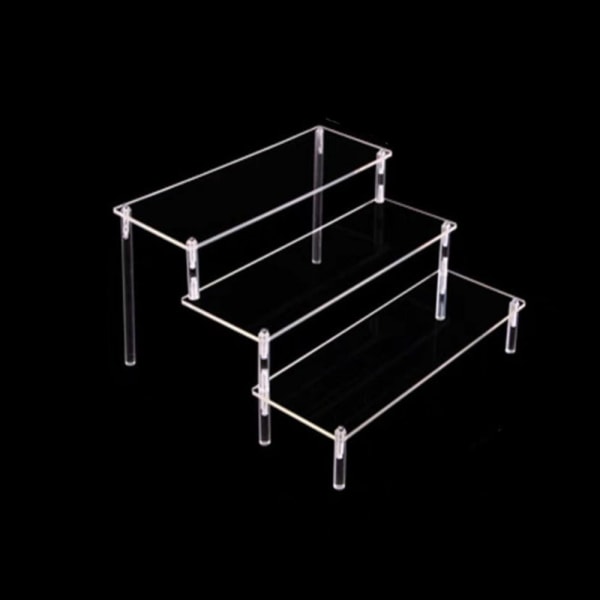 Akryl Display Stativ Figur Hylla 20X10CMTHREE-LAYER 20X10CMThree-layer