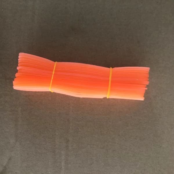 20 st Hårrullar Lockband Permanent Gummiband ORANGE Orange