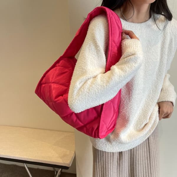 Skuldertasker Quiltede Tote Tasker HVID White