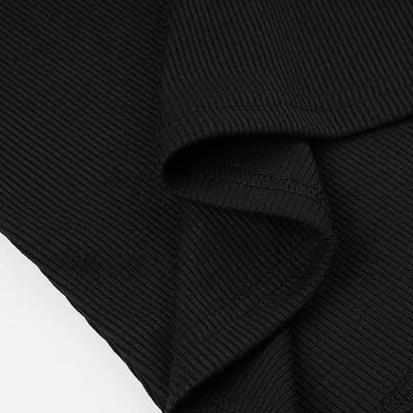 Lyhythihainen crop-toppi HARMAA M Gray M