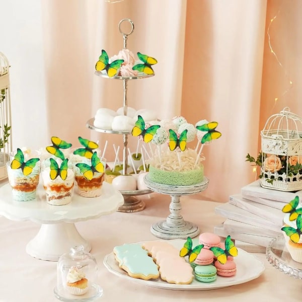 Wafer Paper Butterflies Cake Decor 5 5 5