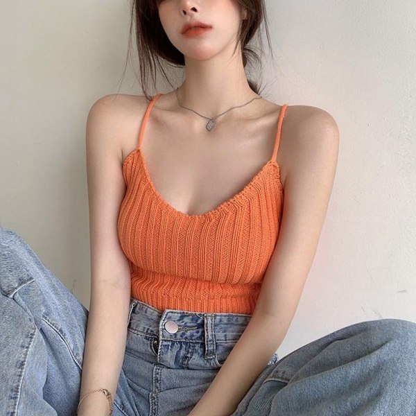 Neulotut Crop Topit Sexy Tank Top COLOR 7 COLOR 7 Color 7