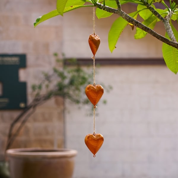 Love Wind Chime Love Pendant 2STK 2STK 2pcs