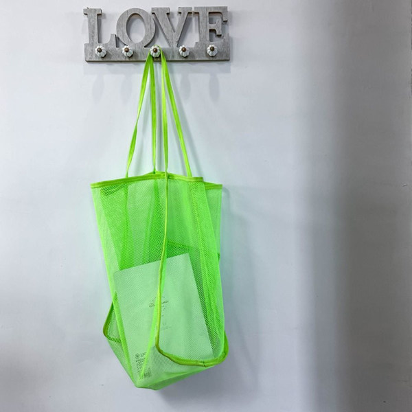 Läpinäkyvä mesh Rantalaukku GREEN STYLE2 STYLE2 green style2-style2