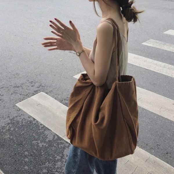 Håndtaske Tote Bag BRUN Brown