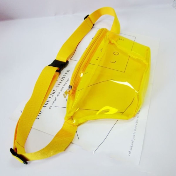 Sports Fanny Pack Crossbody brysttaske GUL yellow