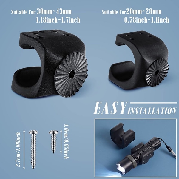Lommelygtemonteringsbeslag Alsidig Clip Mount Car