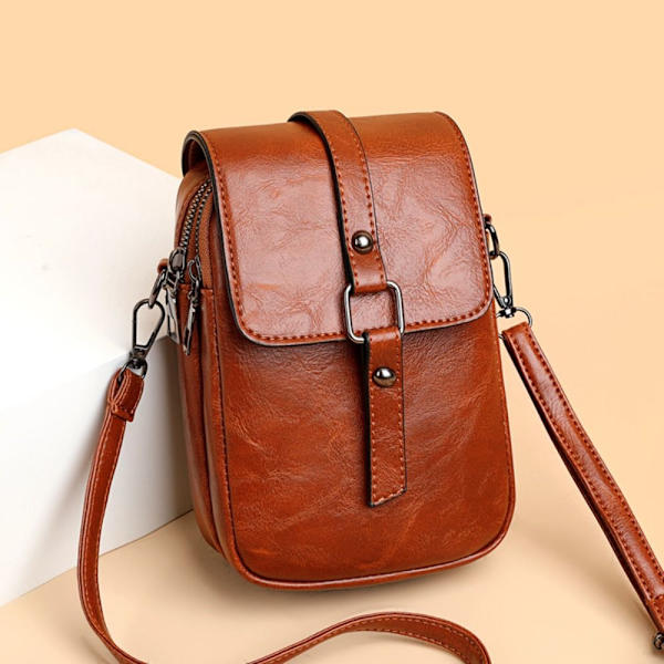 Axelväskor Crossbody-väskor Damhandväskor BRUN brown