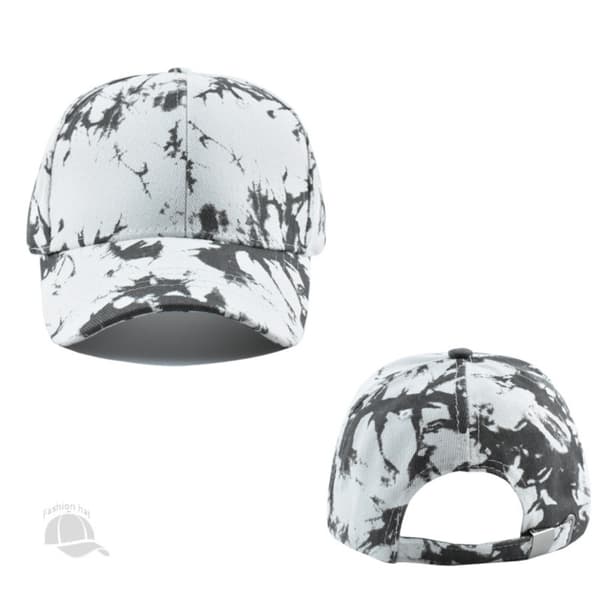 Baseballcaps Batikkfarget Solhatt ROSA Pink
