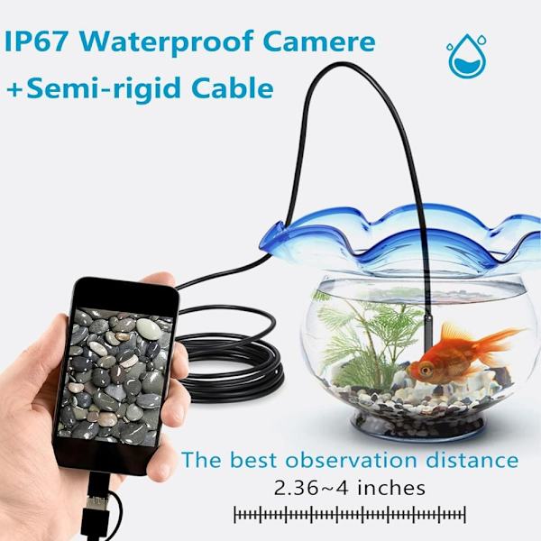 Endoskopkamera Borescope Inspection Snake Camera