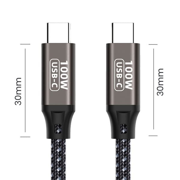 USB C till USB Typ C Kabel Data Linje 1M 1m