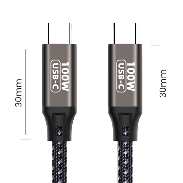 USB C till USB Typ C-kabel Datalinje 1M 1m