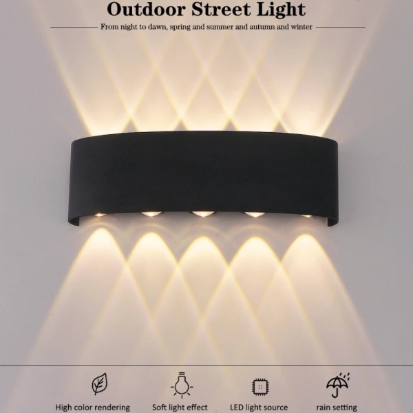 Seinävalaisin Sisätilojen sisustus LÄMMIN VALKOINEN VALO 10W LÄmmin Warm white light 10W