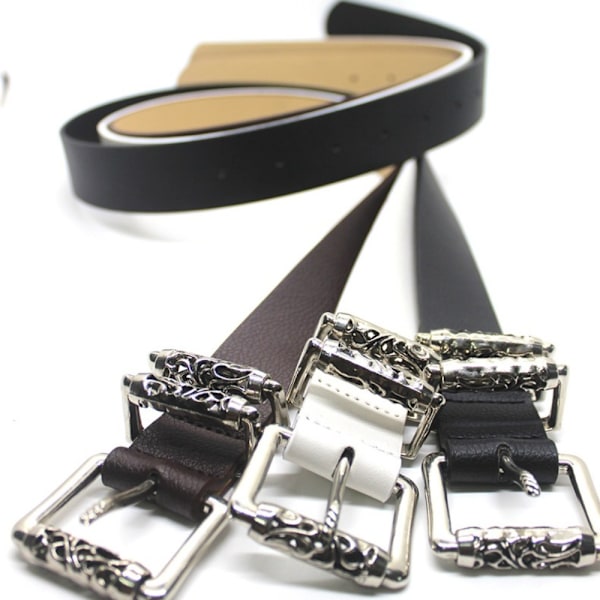 Metallspenne Belte Midjebelte HVIT White