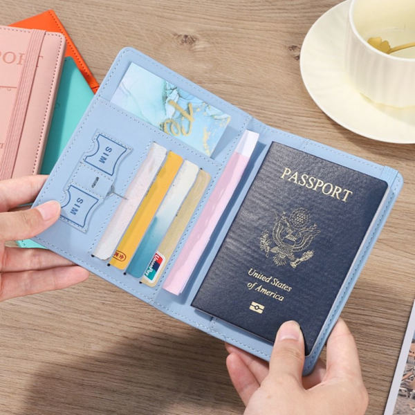 RFID Passport Cove Passport Protector SORT Black