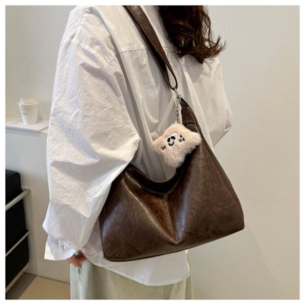 Axelväska Messenger Bag KAFFE Coffee