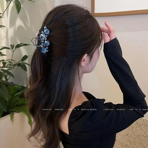 Camellia Clip Elegant Updo Shark Clip L L