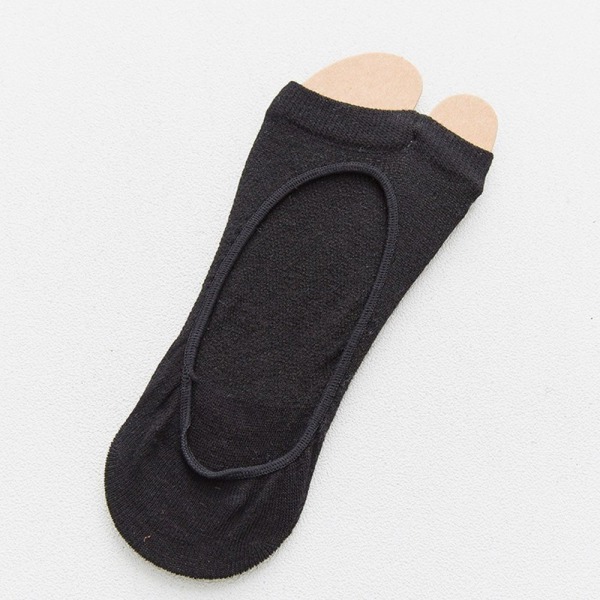 Fish Mouth Strumpor Sock SVART Black