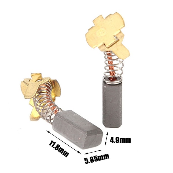 2/4 stk 999054 skruenøgle børste motorbørste 2 stk 2 stk 2pcs