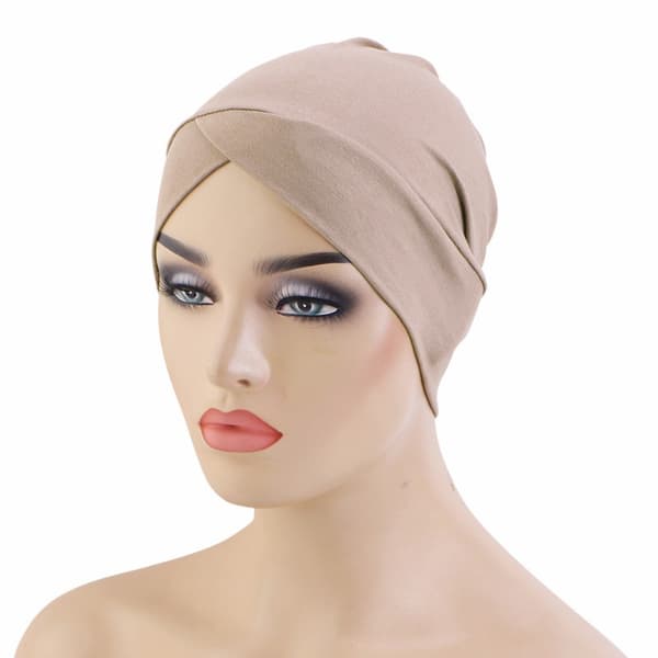 Huvudduk Turban VIT White