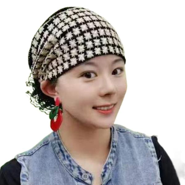 Turban Hatte Tørklæde SORT Black