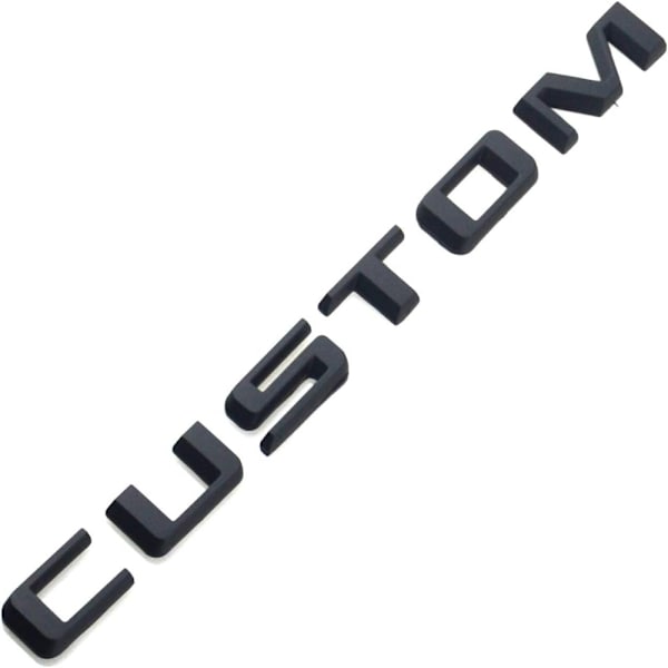 CUSTOM Bogstaver Emblemer Badge 3D Bil Bumper Badge Stickers Bil