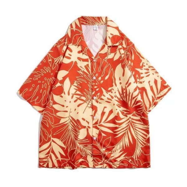 Hawaiiansk skjorte Strand T-skjorte #4 XL #4 XL