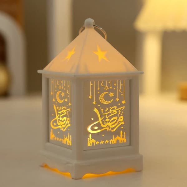 Eid Mubarak Lampe Ramadan LED Lys 4 4 4