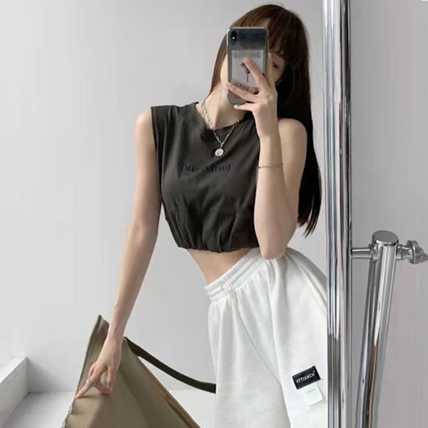 Våffelshorts för kvinnor med hög midja sportshorts WHITE M white M