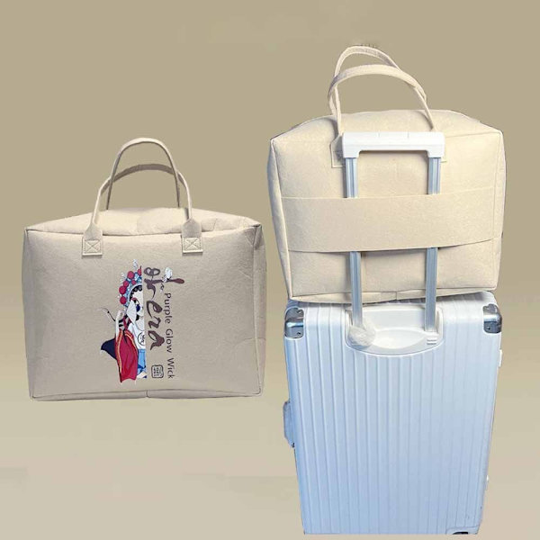 Filt reiseveske Lunsjhåndveske BEIGE beige