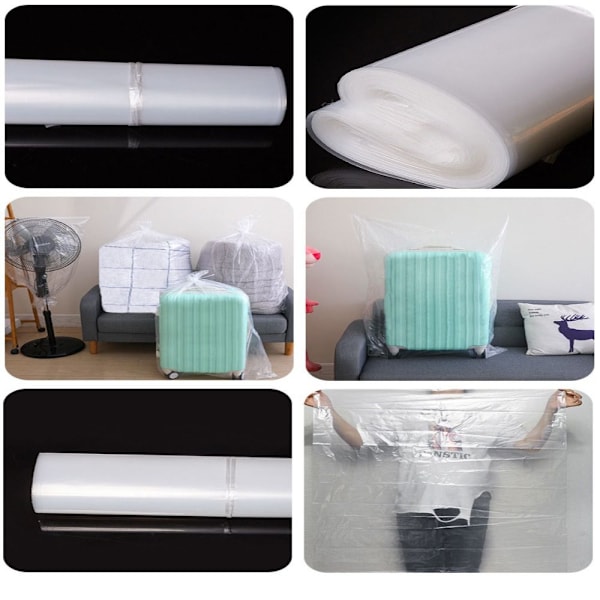 100 stycken Plastpåse Förpackningspåse 3 3 3