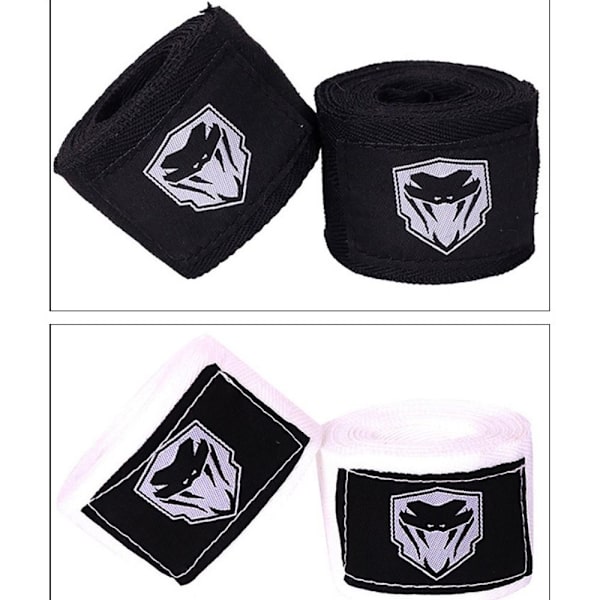 Boxing Wraps Bløde Armbånd SORT 3M black 3m
