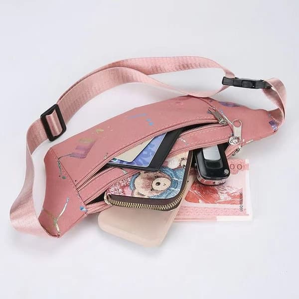 Midjeväska Bröst Crossbodyväska BLÅ Blue