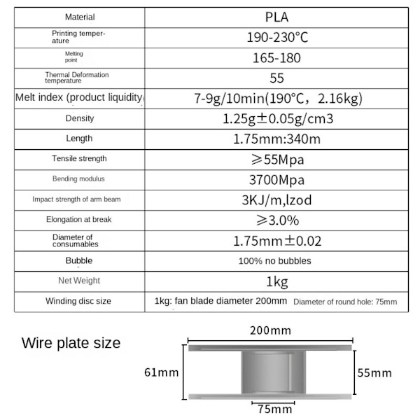 3D Printing Pen Supplies PLA Printer Filament SORT Black