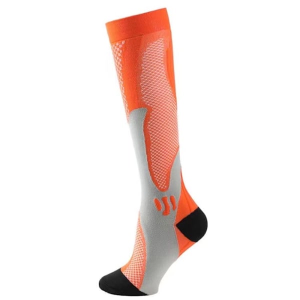 1 par kompressionsstrumpor Tryckstrumpor ORANGE S/M S/M Orange S/M-S/M