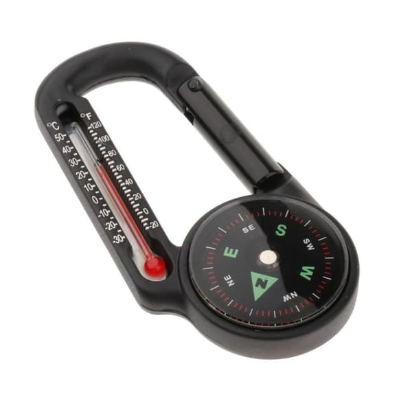Termometer Kompas Nøglering