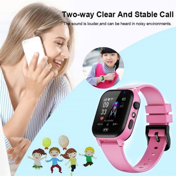 Smart Watch Telefonklockor ROSA pink