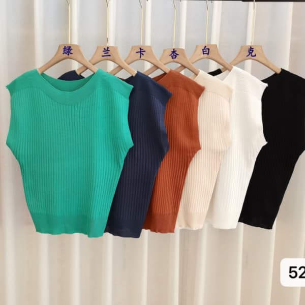 T-skjorte Tank Top HVIT White