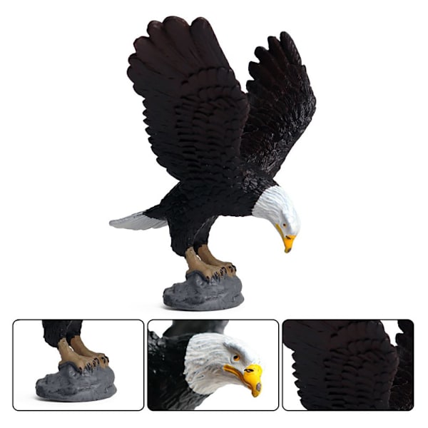 Naturtro ørn Model Simulering Raptor Figurer Wildlife Bird