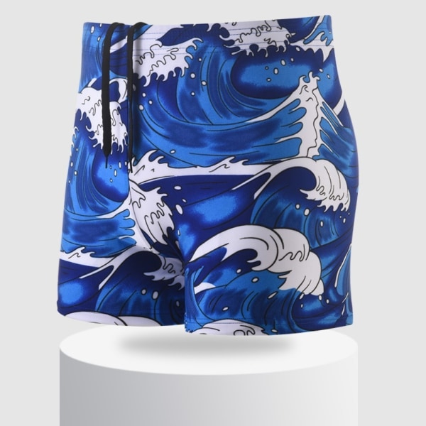 Miesten uimahousut Tasakulmaiset uimashortsit ROYAL BLUE Royal Blue