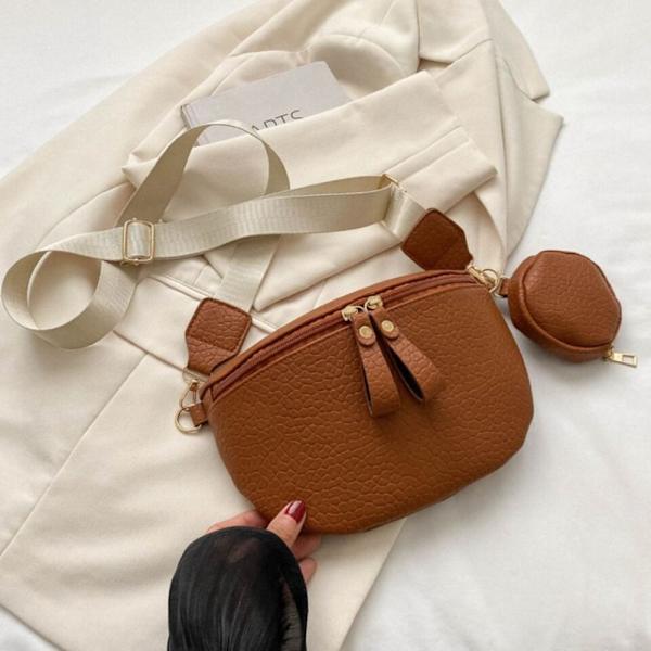 Rintalaukku kainalotasku RUSKEA Brown