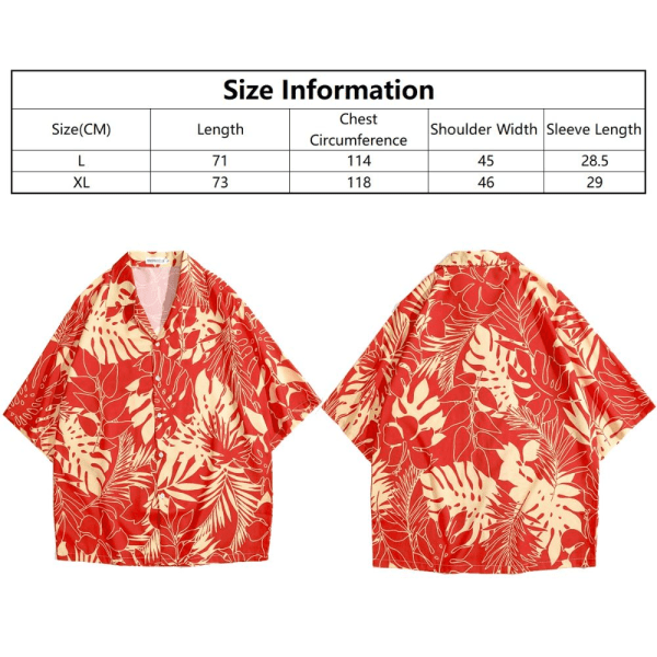 Hawaiian skjorte Strand T-skjorte #3 XL #3 XL