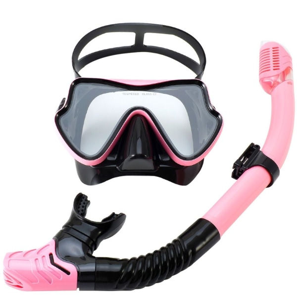 Dykkermaske Anti-dug beskyttelsesbriller SORT Black