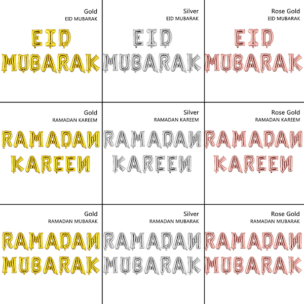 16 tum Eid Mubarak RAMADAN MUBARAK SILVER EID MUBARAK silver
