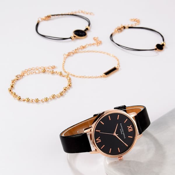 Damklocka Kvarts Armbandsur BRUN Brown