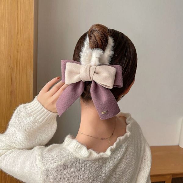 Shark Clip Pan Hair Grabbing Clip LILA Purple