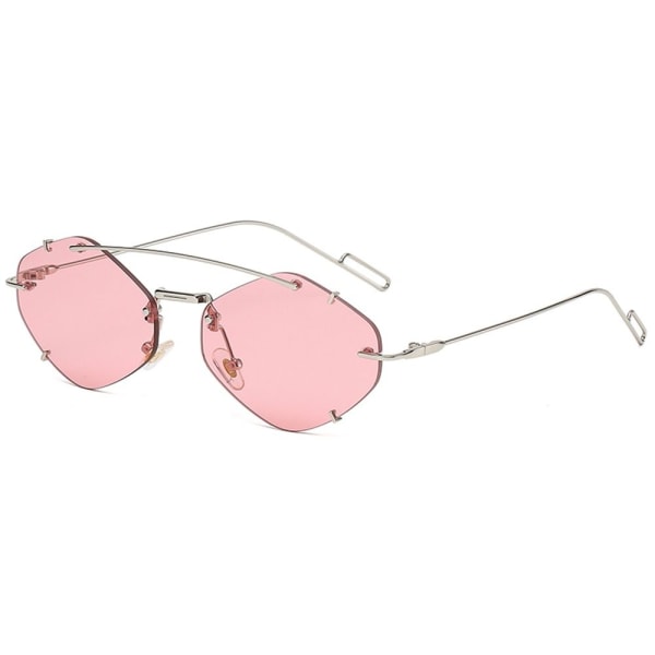Hexagon Solbriller Innfestede Solbriller ROSA ROSA Pink