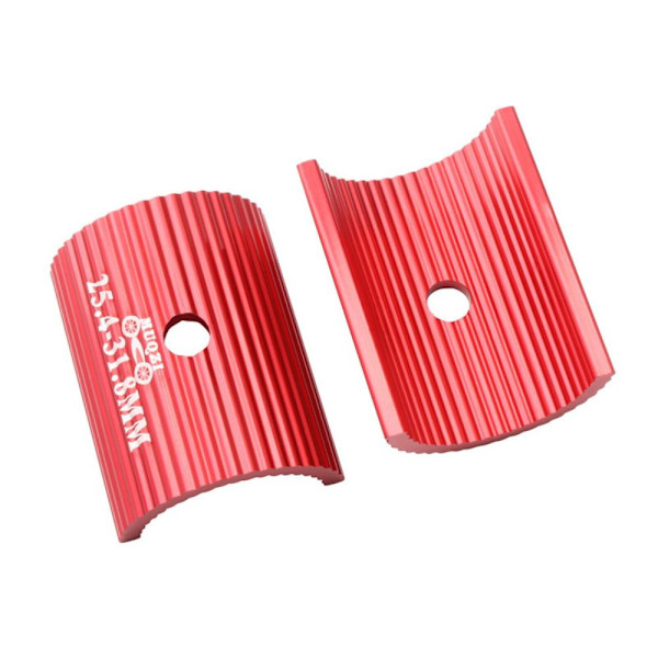Cykelstyre Konvertering Cykel Spacer Konvertering RÖD red 25.4-31.8mm-25.4-31.8mm