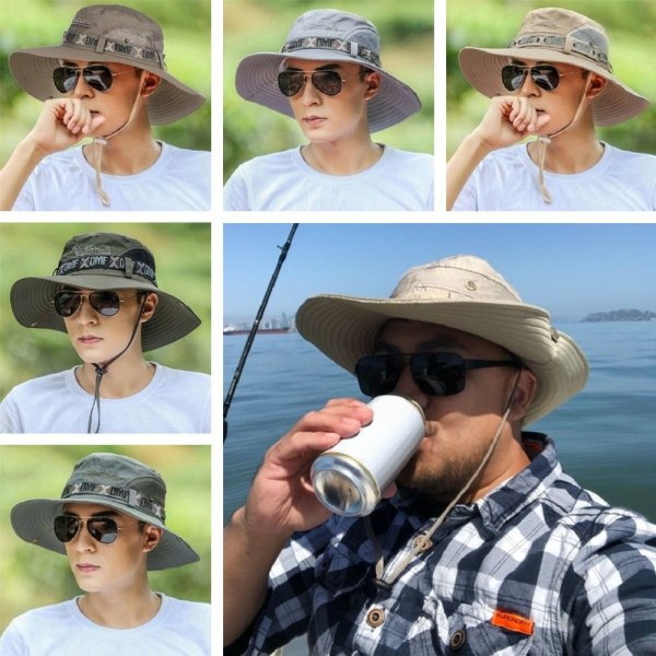 Bucket Hat Bred skygget Hat E E E