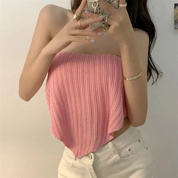 Strappy Tank Tops Hottie Sling PINK pink